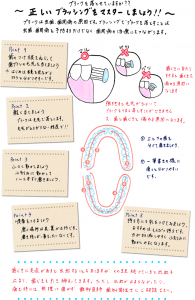 正しいブラッシングをマスターしましょう